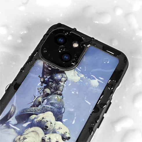Frazetta Sliver Warrior iPhone 13 Mini Waterproof Case